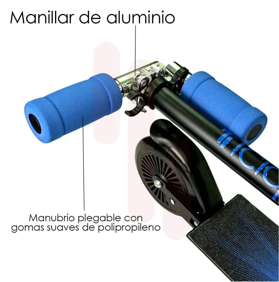 Scooter Patín Del Diablo para Niños Altura Ajustable ICIQLO