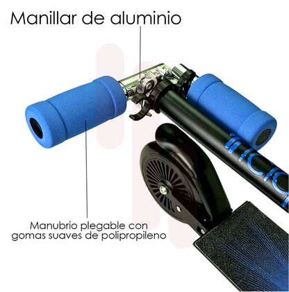 Scooter Patín Del Diablo para Niños Altura Ajustable ICIQLO