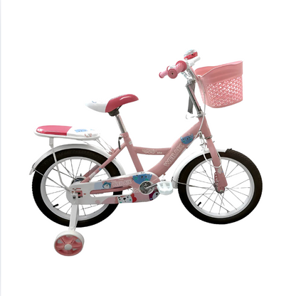 Bicicleta Infantil Rodada 20 V-brakes con Canasta de Acero Rosa