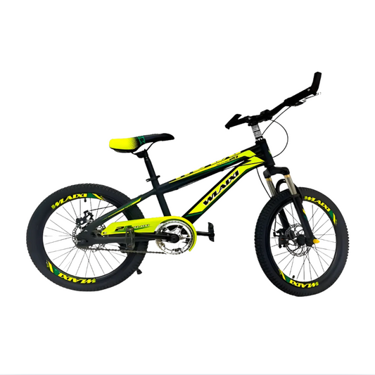Bicicleta de Paseo Infantil R20 Sport Mountain Cuadro 20 Color Verde Neón