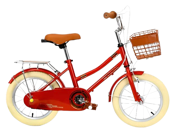 Bicicleta Infantil de Paseo R20 con Canasta y Freno V-Brake